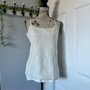 Ann Taylor Factory White Cotton Top